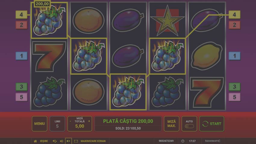 ecran sizzling hot deluxe demo