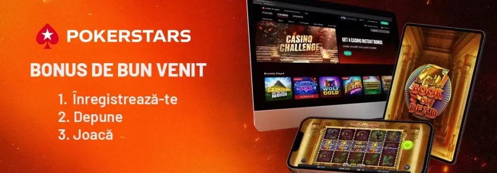 pokerstars bonus de bun venit pași
