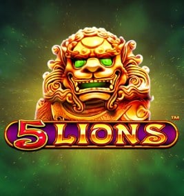 5 lions slot logo