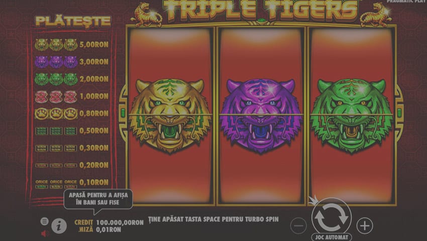 Triple Tigers gratis