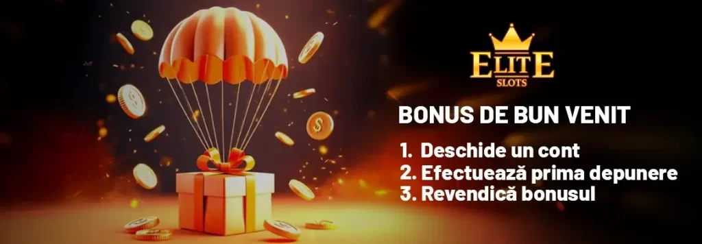 pași bonus de bun venit elite slots
