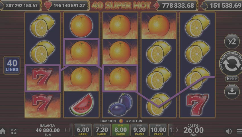 ecran 40 super hot demo