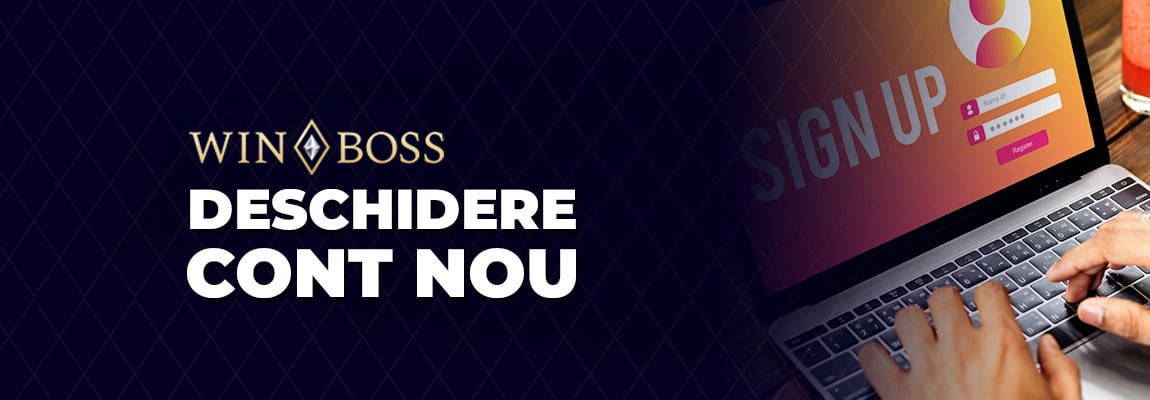 pași de înregistrare winboss casino