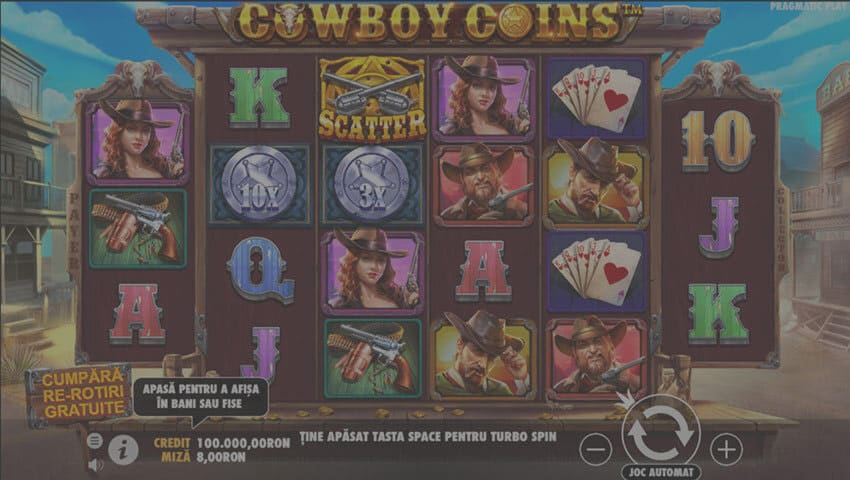 păcănele Cowboy Coins gratis