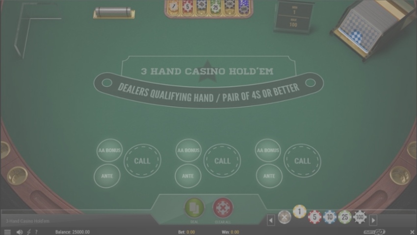 3-Hand Casino Hold'em gratis