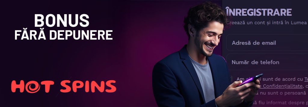 pași bonus fără depunere hotspins