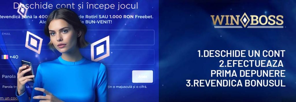 pași winboss bonus de bun venit