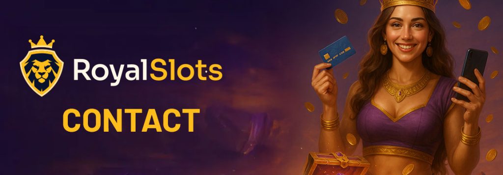 metode de contact royal slots casino