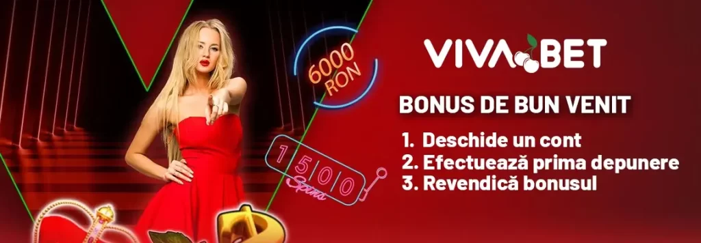 pași bonus de bun venit vivabet