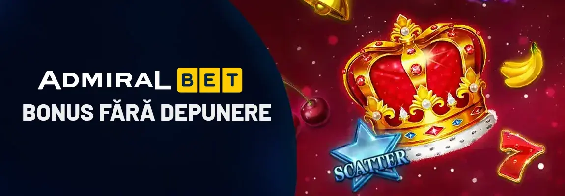 bonus fără depunere admiral bet