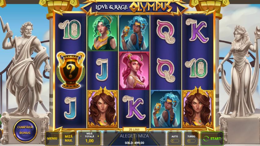 pacanele gratis love & rage olympus gratis