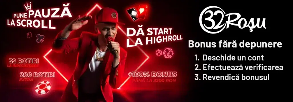 pași bonus fără depunere 32roșu casino