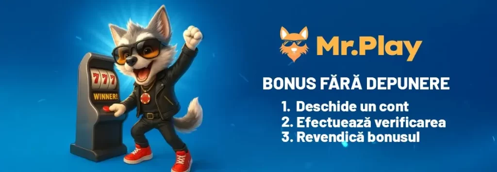 pași bonus fără depunere mr.play casino