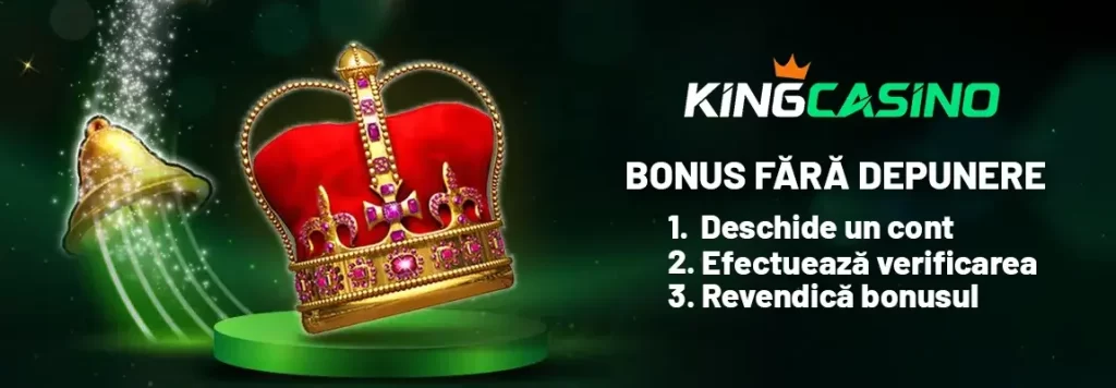 pași bonus fără depunere kingcasino