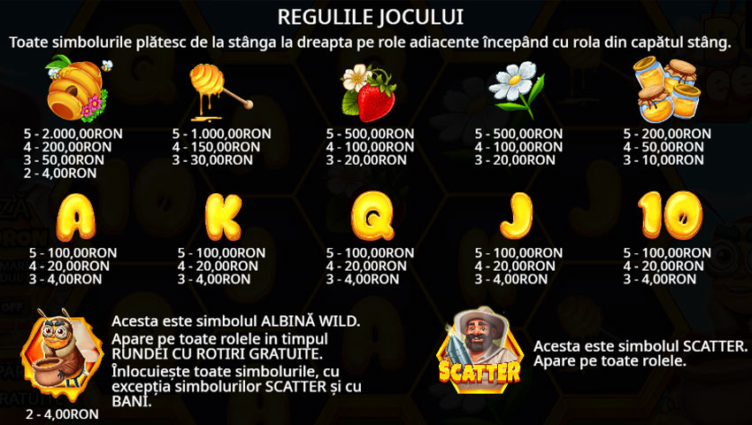 plăți bee keeper demo