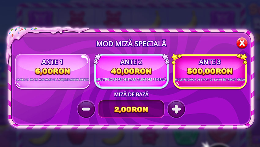 optiuni antebet Sweet Rush Bonanza demo