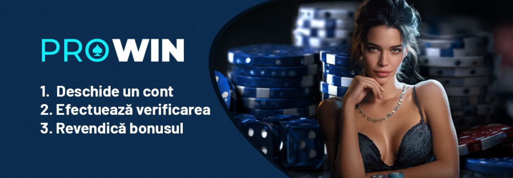 pasi revendicare ProWin Casino Bonus fără depunere
