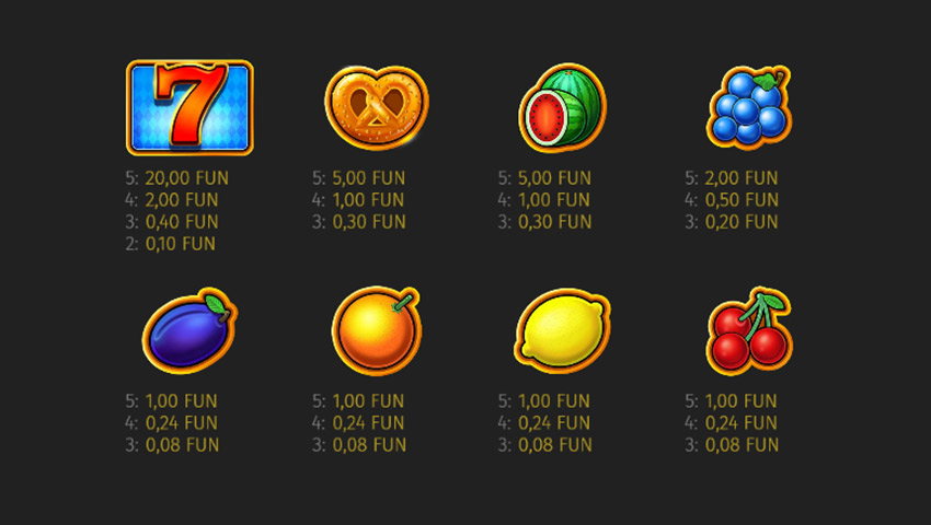 tabel plăți Forty Fruity Million Oktoberfest Edition gratis