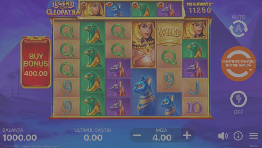 legend of cleopatra megaways demo