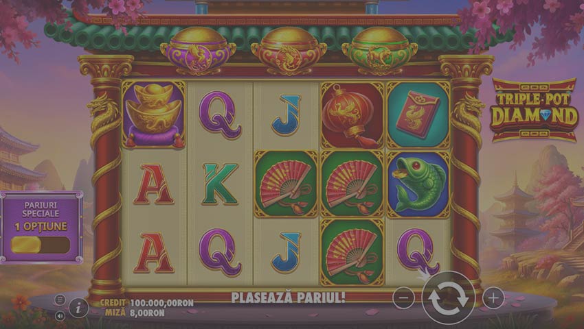 triple pot diamond demo