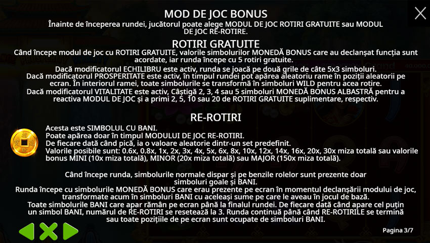 funcții dragon's gate bonus choice