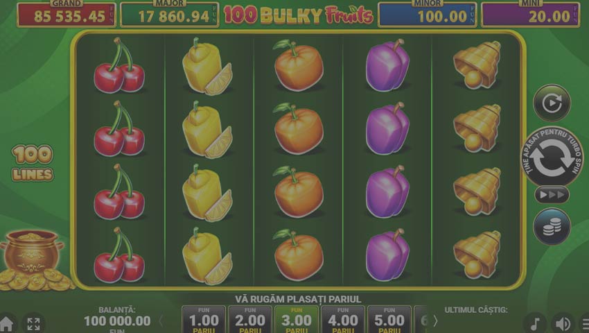 ecran 100 bulky fruits golden coins link demo