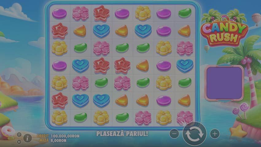 ecran candy rush demo