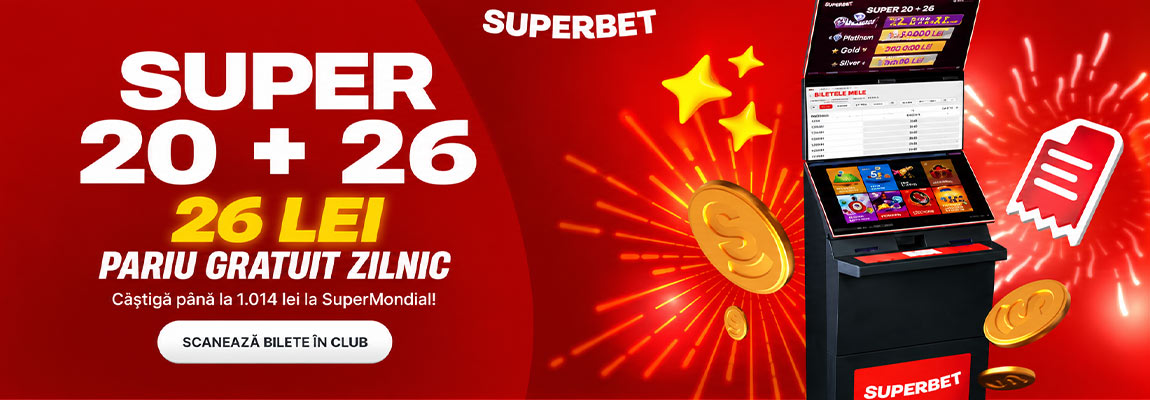 pariu gratuit 26 ron superbet