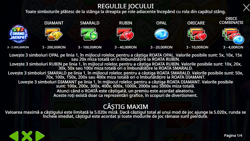 plăți 777 wheel blitz gratis