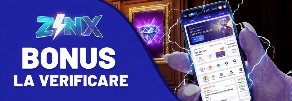 bonus la verificarea contului zinx casino